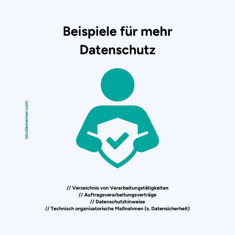 Beispiele für mehr Datenschutz